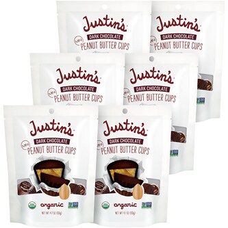 Justin's Mini Peanut Butter Cups, Dark Chocolate